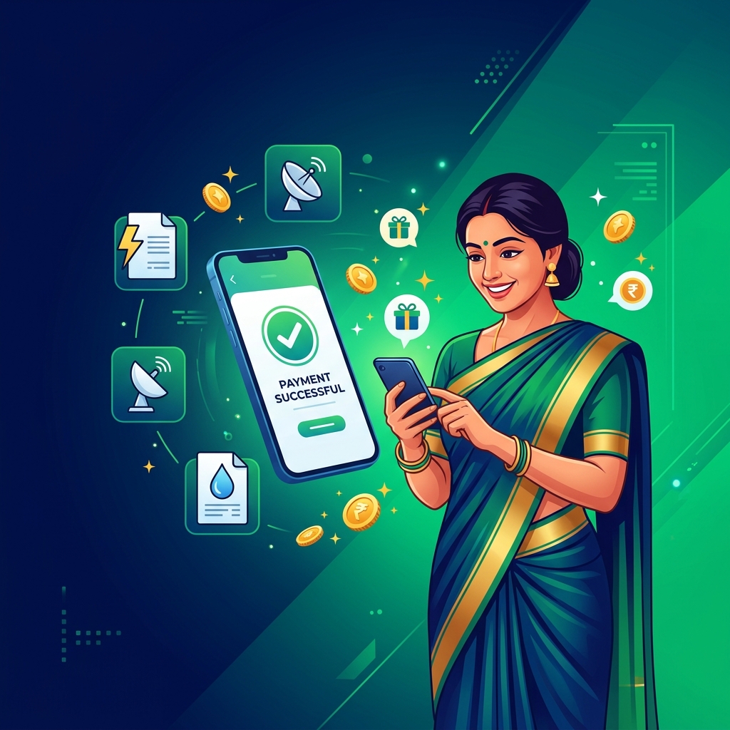 Instant Bill Payment & Recharge with cashback