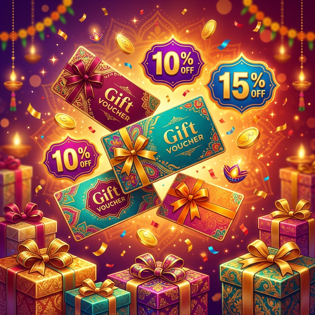 Gift Vouchers — Up to 15% off top brands